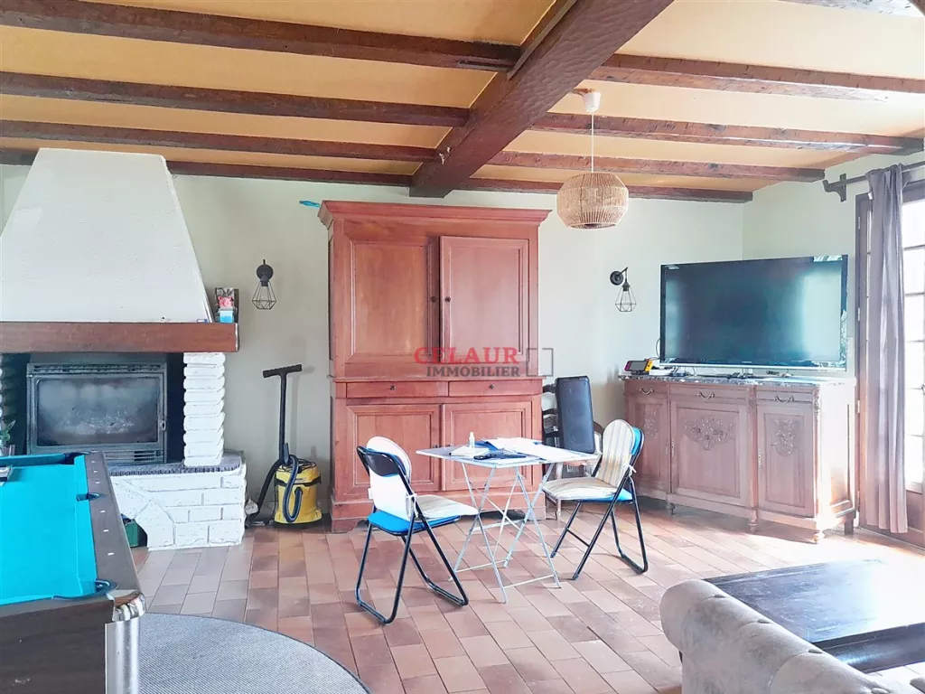 Maison familiale, sous-sol total et jardin.